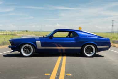 Supercharged Coyote-Powered 1970 Ford Mustang SportsRoof 5-Speed thumbnail 4