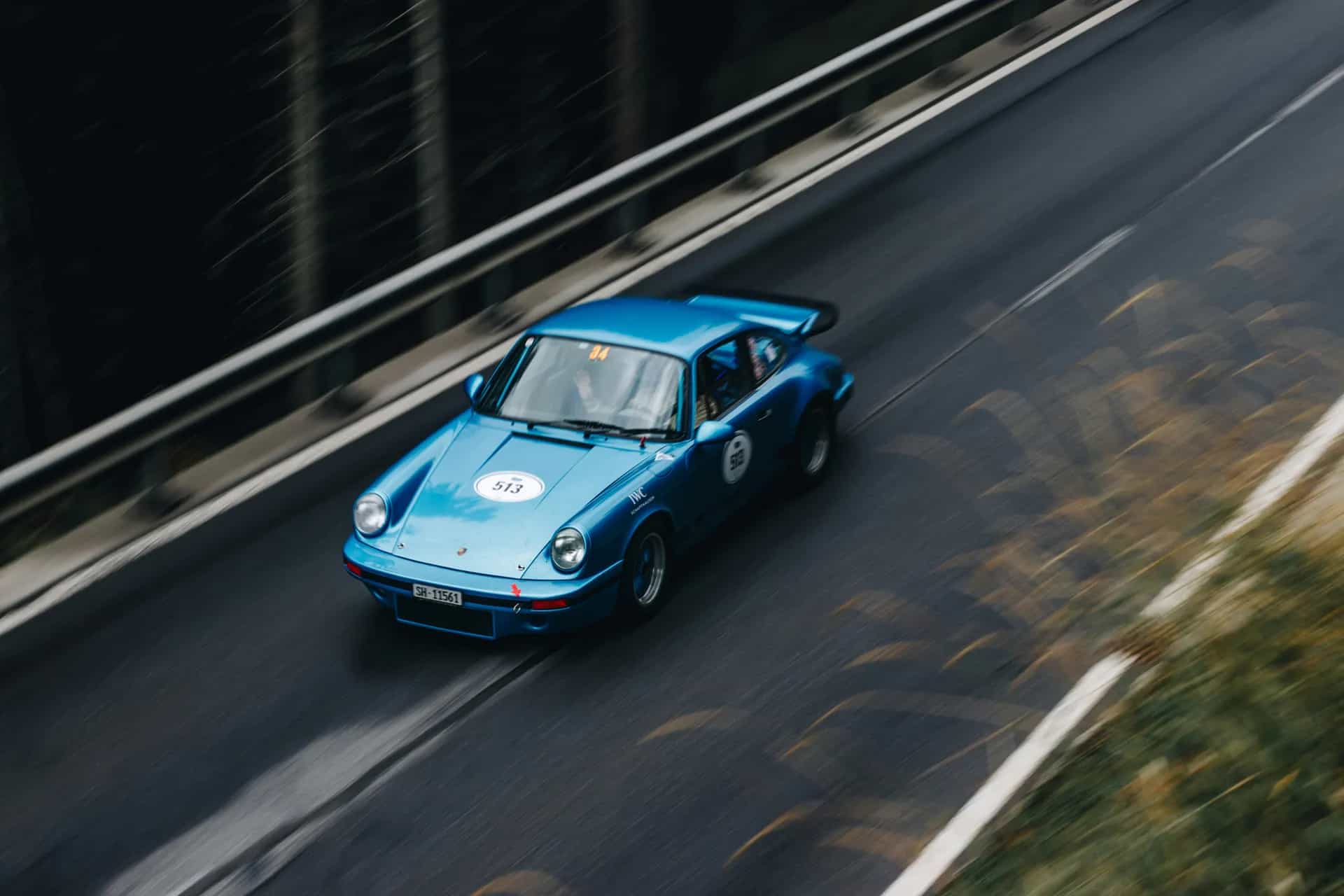 Green 1954 Jaguar D-Type Vintage Racing Car